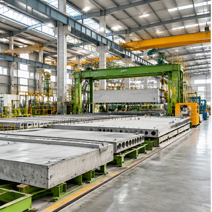Illustrative concrete manufacturing facility